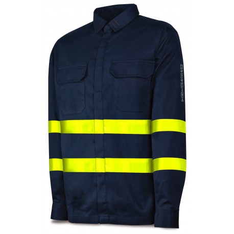 Camisa ignífuga antiestática multinorma reflectante Marca PL 988CAIAV | Suministros Laborales
