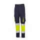 Pantalón bicolor alta visibilidad stretch Marca PL 588PSTF | Suministros Laborales