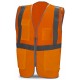 Chaleco alta visibilidad punto/malla multibolsillos Marca PL 288VMMF | Suministros Laborales