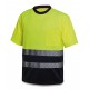 Camiseta alta visibilidad bicolor bandas segmentadas 150 g Marca PL 1288TSAVCS | Suministros Laborales