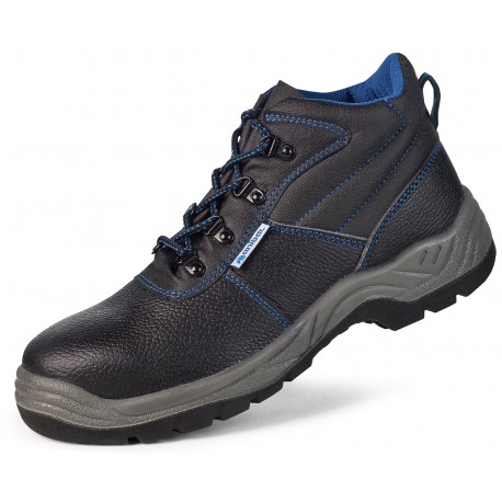Bota piel negra S1P con suela de Poliuretano doble densidad MASTIA MARCA 1688 B