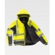 Piloto alta visibilidad impermeable con mangas desmontables WorkTeam C3535 | Suministros Laborales