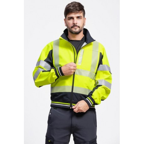 Chaqueta softshell alta visibilidad Workshell WorkTeam C3595 | Suministros Laborales