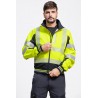 Chaqueta softshell Workshell ligera de tres capas de alta visibilidad con cintas reflectantes segmentadas WorkTeam C3595
