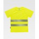 Camiseta alta visibilidad manga corta micropiqué WorkTeam C3970 | Suministros Laborales