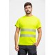 Camiseta alta visibilidad manga corta micropiqué WorkTeam C3970 | Suministros Laborales