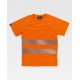 Camiseta alta visibilidad manga corta micropiqué WorkTeam C3970 | Suministros Laborales