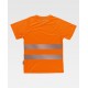 Camiseta alta visibilidad manga corta micropiqué WorkTeam C3970 | Suministros Laborales