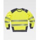 Sudadera alta visibilidad cuello redondo WorkTeam C9041 | Suministros Laborales