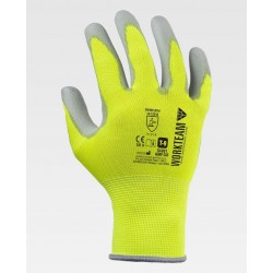 Guantes poliuretano poliéster 13G WorkTeam G4801 | Suministros Laborales