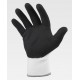 Guantes nitrilo microporoso poliéster 13G táctiles WorkTeam G5010 | Suministros Laborales