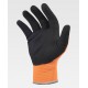 Guantes nitrilo microporoso poliéster 13G táctiles WorkTeam G5010 | Suministros Laborales