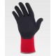 Guantes nitrilo microporoso poliamida 15G táctiles WorkTeam G5021 | Suministros Laborales