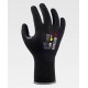 Guantes nitrilo microporoso poliamida 15G táctiles WorkTeam G5022 | Suministros Laborales