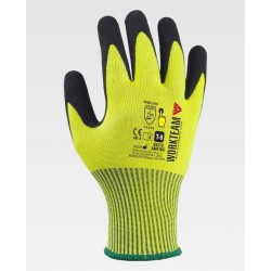 Guantes anticorte nitrilo microporoso WorkTeam G5510 | Suministros Laborales