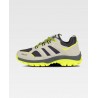Zapatilla tipo trekking con cordones, detalles fluorescentes y suela TPR WorkTeam P4015