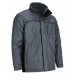 Parka de trabajo impermeable bicolor THUNDER Valento con tejido canvas, costuras termoselladas, capucha regulable, forro polar e