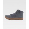 Zapatilla abotinada de piel serraje con cordones, suela de goma y plantilla amortiguada WorkTeam P4019