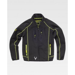 Chaqueta workshell con costuras a contraste WorkTeam S8636 | Suministros Laborales