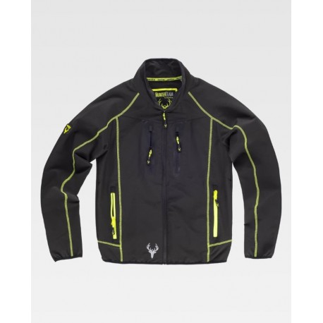 Chaqueta workshell con costuras a contraste WorkTeam S8636 | Suministros Laborales
