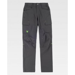 Pantalón elástico multibolsillos WorkTeam WF3250 | Suministros Laborales