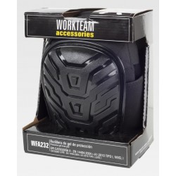 Rodilleras de gel con forro de neopreno y doble sujeción lateral WorkTeam WFA232