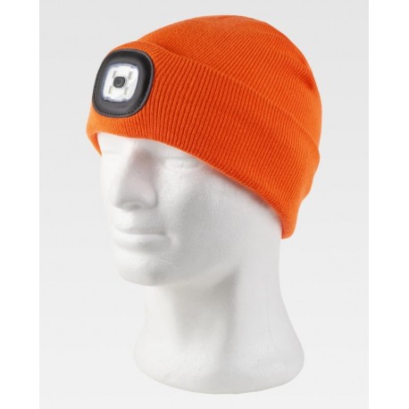 Gorro con luz LED extraíble WorkTeam WFA921 | Suministros Laborales