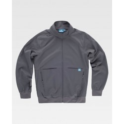 Chaqueta de trabajo elástica con cremallera WorkTeam B9135 | Suministros Laborales