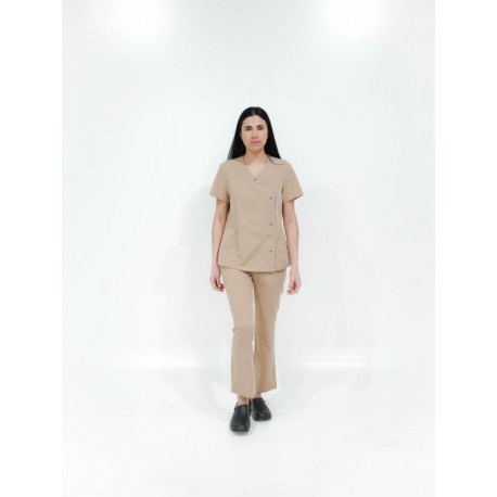 Pantalón de campana elástico de mujer WorkTeam B9522 | Suministros Laborales