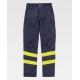 Pantalón alta visibilidad slim fit elástico WorkTeam C3223 | Suministros Laborales