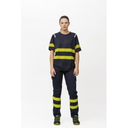 Pantalón alta visibilidad slim fit elástico WorkTeam C3223 | Suministros Laborales