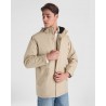 Parka acolchada impermeable AMERICA con capucha extraíble, tejido reciclado y protección frente al viento Roly 5072