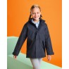 Parka infantil acolchada impermeable con capucha extraíble y tejido reciclado Roly 5072