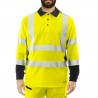 Polo de trabajo manga larga alta visibilidad Industrial Starter 8195