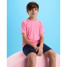 Camiseta técnica infantil transpirable de poliéster reciclado Roly Estoril 0430