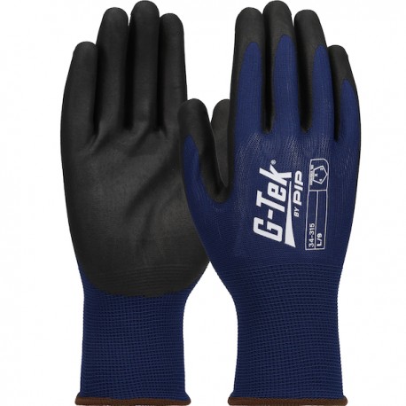 Guante Económico Poliéster Nitrilo Industrial Starter 34-315-EN | Suministros Laborales