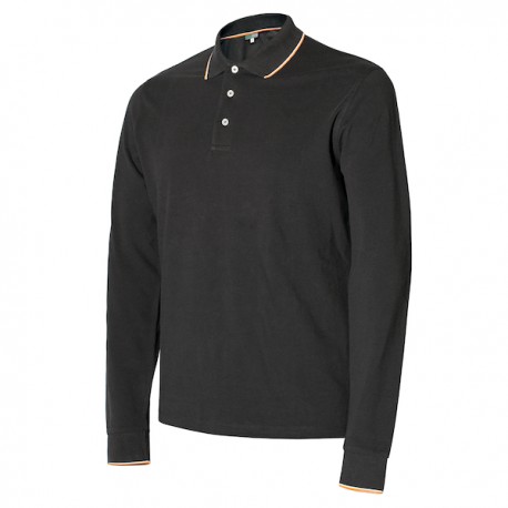 Polo Manga Larga Piqué Algodón Elástico Industrial Starter 08196 | Suministros Laborales