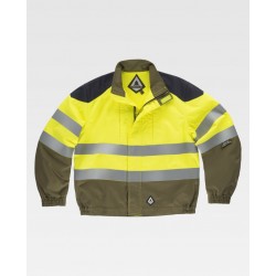 Cazadora Forestal Ignífuga Alta Visibilidad WorkTeam B1181 | Suministros Laborales