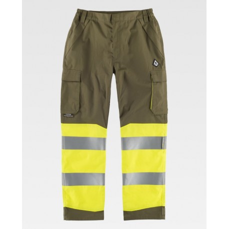 Pantalón Multinorma Ignífugo Alta Visibilidad WorkTeam B1481 | Suministros Laborales