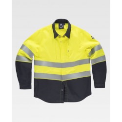 Camisa Multinorma Ignífuga Alta Visibilidad WorkTeam B8081 | Suministros Laborales
