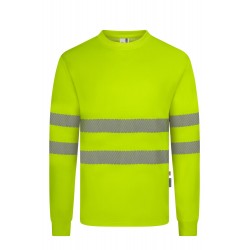 Camiseta alta visibilidad manga larga algodón Velilla 305618 | Suministros Laborales