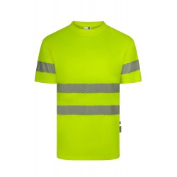 Camiseta alta visibilidad manga corta reciclada Velilla 305632 | Suministros Laborales