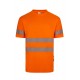 Camiseta alta visibilidad manga corta reciclada Velilla 305632 | Suministros Laborales