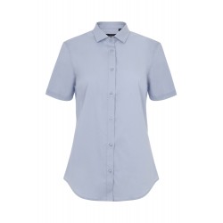 Camisa Manga Corta Stretch Mujer Velilla 405018S | Suministros Laborales