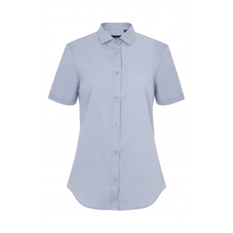 Camisa Manga Corta Stretch Mujer Velilla 405018S | Suministros Laborales
