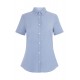 Camisa Oxford Stretch Manga Corta Mujer Velilla 405025S | Suministros Laborales
