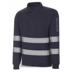 Polo Ignífugo Antiestático Manga Larga Marca PL 988POIRS | Suministros Laborales