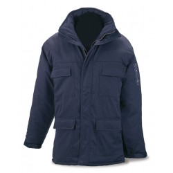 Parka Ignífuga y Antiestática de Algodón Marca PL 988PKIC | Suministros Laborales