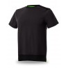 Camiseta NICE STRETCH gris/negro algodón 145 gr. MARCA 471138