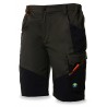 Bermuda de Trabajo Multibolsillos Verde/Negro Stretch 4WS 245 g NICE STRETCH Marca PL 437427